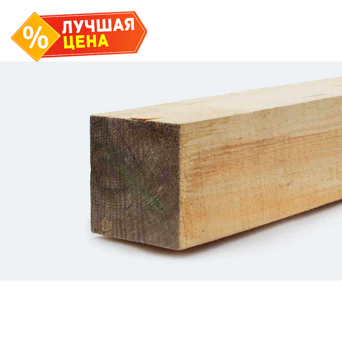 Брус обрезной естественной влажности 300х300х6000 сорт 3
